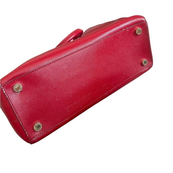 MICHAEL KORS Red Leather Satchel - Picture 8 of 15